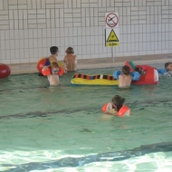 Kopavagur, swimming practice